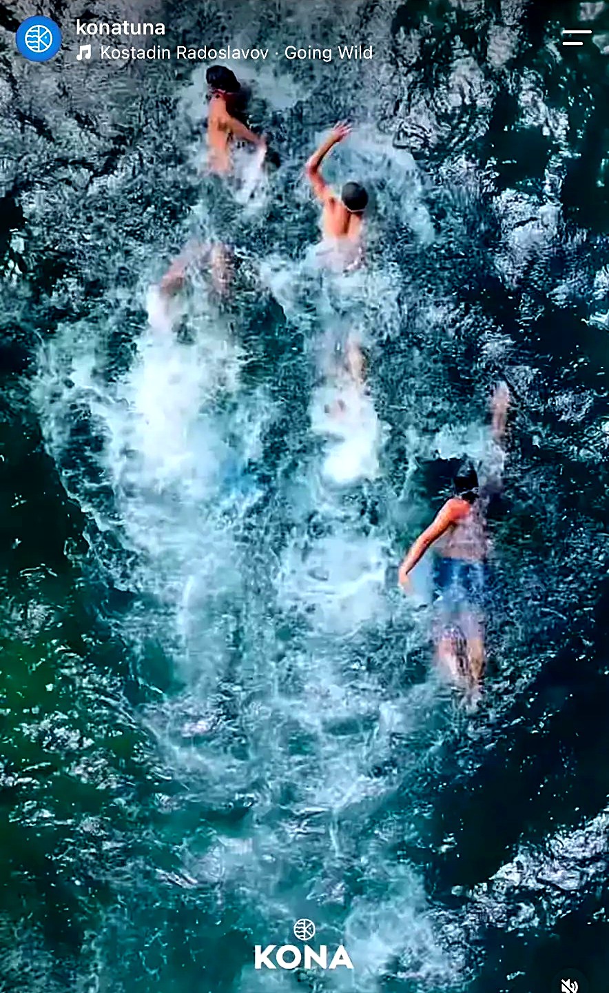Open water swimming