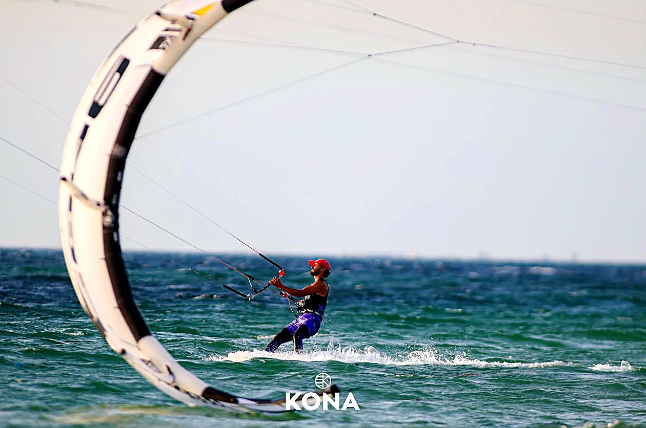 Kite surfing