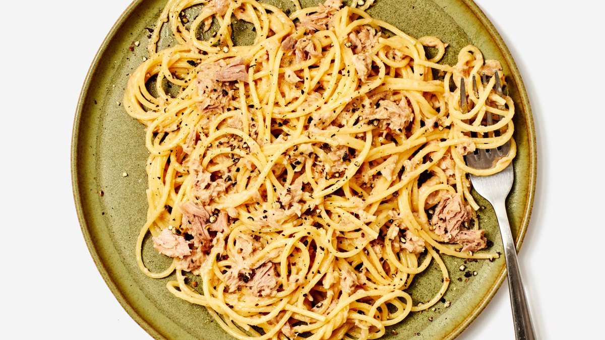 Three ingredient tuna spaghetti